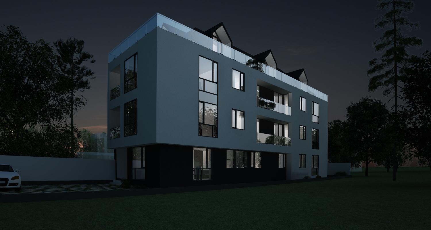 Proiect Imobil Rezidential Neatarnarii, Bucuresti, S 1 | Concept design bloc de locuinte modern cu 8 apartamente cod RELN in Bucuresti, S1 | Proiect din portofoliul CUB Architecture