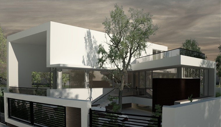 Proiect Locuinta Moderna pe malul Lacului Siutghiol casa moderna cod SAI in Constanta