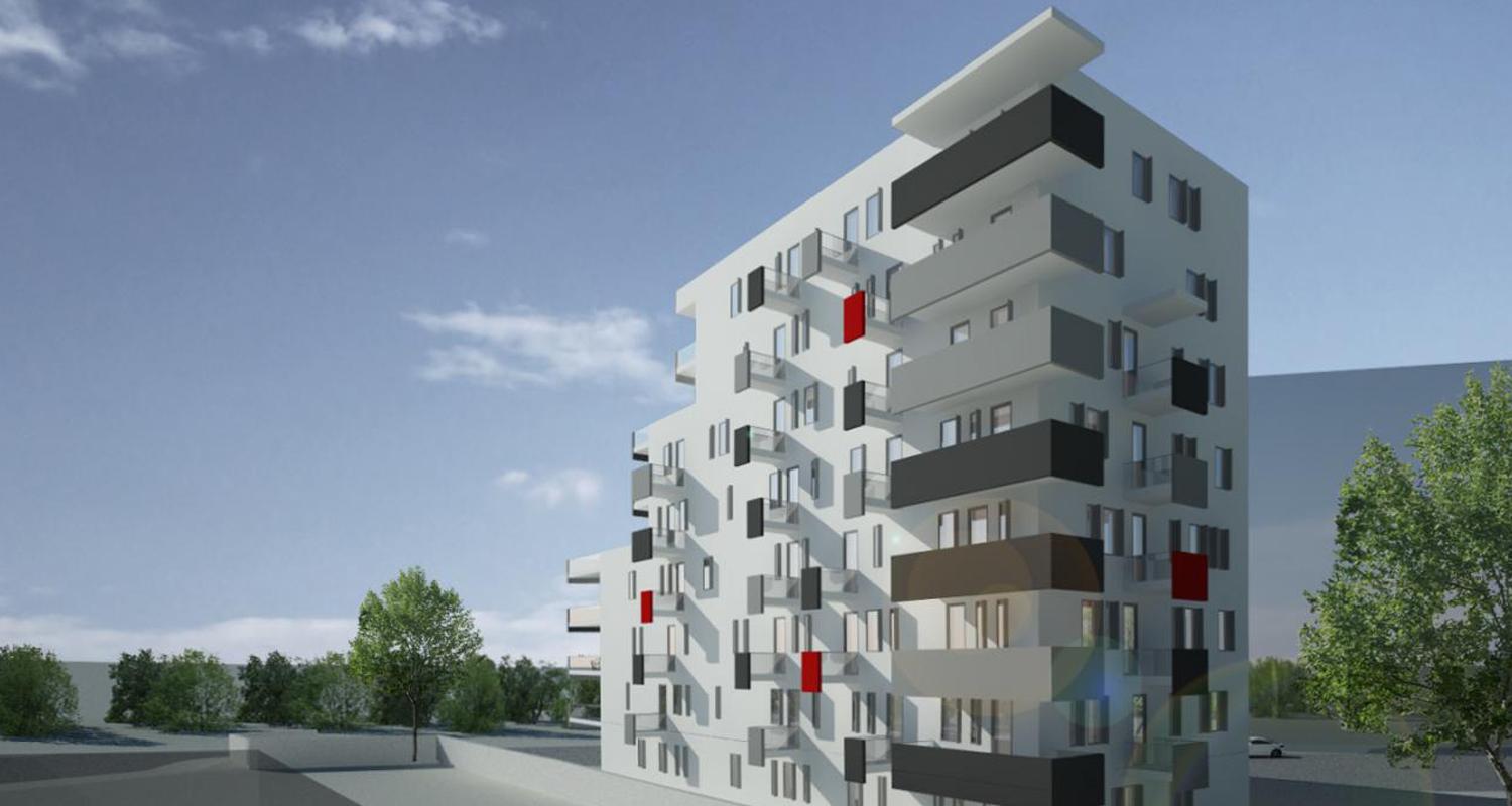 Imobil 35 apartamente Bucuresti, Sector 1 | Concept Design bloc de locuinte modern cu 35 de apartamente cod BVAB in Bucuresti | Proiect din portofoliul CUB Architecture