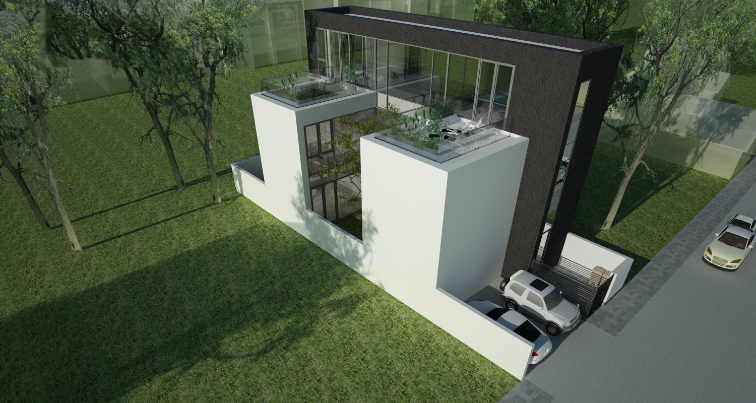 Proiect Casa Minimalista cu 2 etaje casa moderna cod RMB in Bucuresti Sector 3