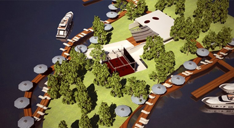 Proiect Centru Turistic Multifunctional Snagov | Concept Design Amenajare de teren si faleza lacului, cu activitati sportive si de recreere in Centru Turistic Multifunctional cod CTMS | Proiect din portofoliul CUB Architecture